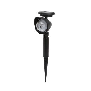 Foto principale Lampioncino segnapassi 5 Led Nero con pannello solare IP44 RGB con sensore crepuscolare Aigostar