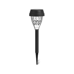 Foto principale Lampioncino segnapassi Led Drop 0,06W Nero con pannello solare IP44 Bianco freddo 6500K con sensore crepuscolare Aigostar