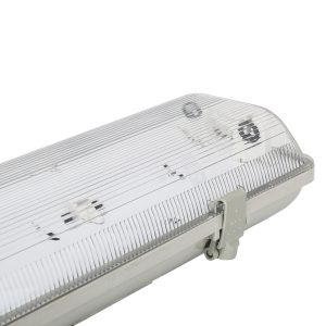 Foto principale Plafoniera stagna a 2 posti per Tubi Led G13 T8 da 150cm in plastica Aigostar