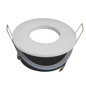Foto principale Portafaretto GU10 / MR16 da incasso 84mm Bianco Rotondo Aigostar