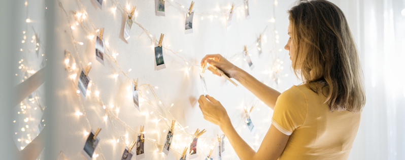 Pratiche idee su come utilizzare le luci di Natale tutto l'anno - 1