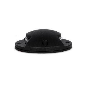 Foto principale Segnapasso calpestabile Led 5W da incasso Rotondo Doppia emissione Nero IP65 Bianco neutro 4000K Wisdom