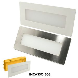 Foto principale Segnapasso Led 4W da incasso per scatola 506 Bianco neutro 4000K Wisdom