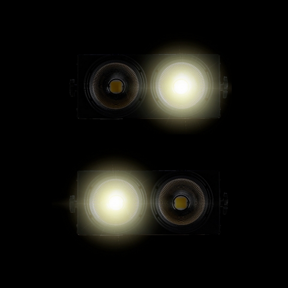 Accecatore blinder Led 200W doppia lampada DMX 3200K Wisdom - Foto 5