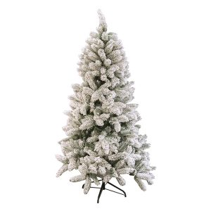 Foto principale Albero di Natale Gran Paradiso innevato 150cm verde e bianco Viscio