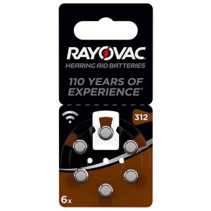 Foto principale Batteria acustica Rayovac 312 Marrone 1,45V Zinco-Aria confezione da 6 pile