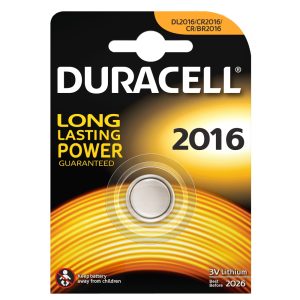 Foto principale Batteria bottone Duracell 3V CR2016 Litio confezione da 2 pile