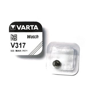 Foto principale Batteria bottone Varta 1,55V V317 Ossido d’Argento confezione da 1 pila