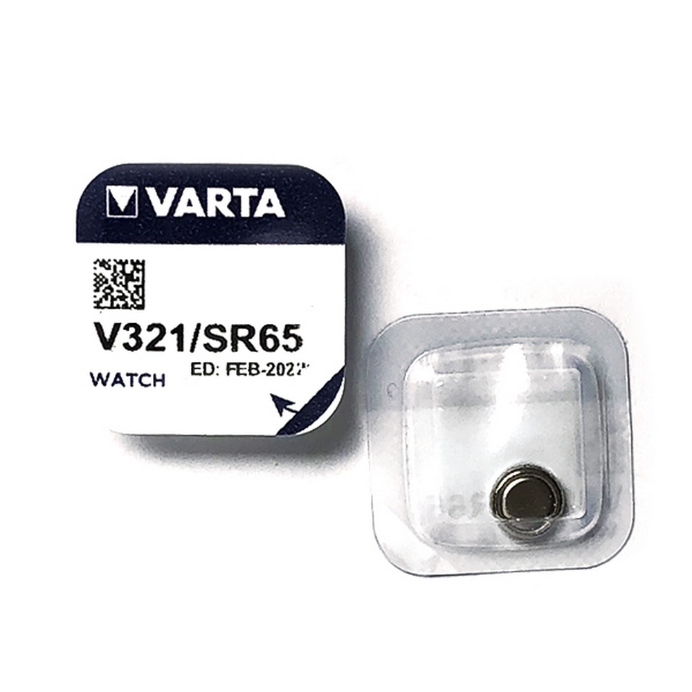 Foto principale Batteria bottone Varta 1,55V V321 Ossido d’Argento confezione da 1 pila