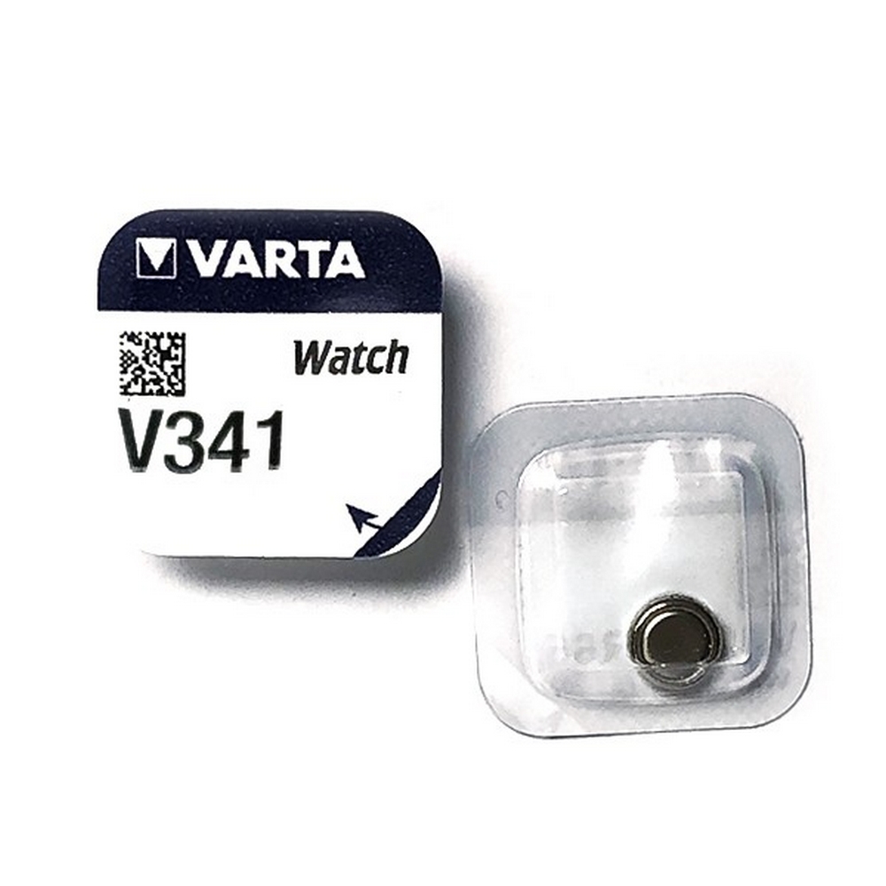 Foto principale Batteria bottone Varta 1,55V V341 Ossido d’Argento confezione da 1 pila