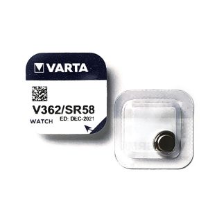 Foto principale Batteria bottone Varta 1,55V V362 Ossido d’Argento confezione da 1 pila