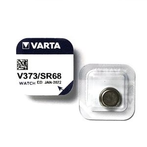 Foto principale Batteria bottone Varta 1,55V V373 Ossido d’Argento confezione da 1 pila