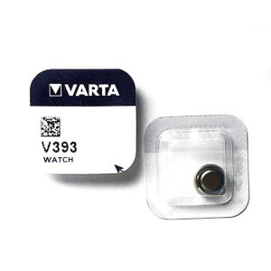 Foto principale Batteria bottone Varta 1,55V V393 Ossido d’Argento confezione da 1 pila