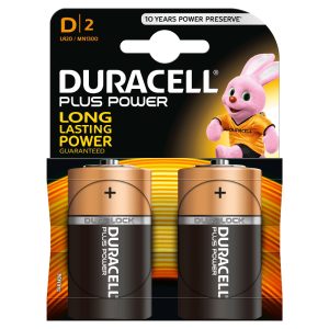 Foto principale Batteria Duracell 1,5V D Torcia Plus Power Alcalina confezione da 2 pile