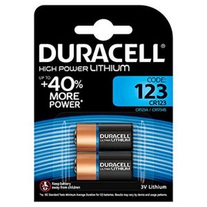 Foto principale Batteria Duracell 3V CR123 Litio confezione da 1 pila