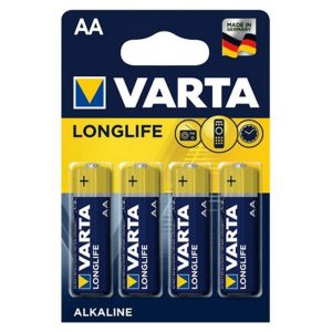 Foto principale Batteria Varta 1,5V AA Stilo Longlife Alcalina confezione da 4 pile