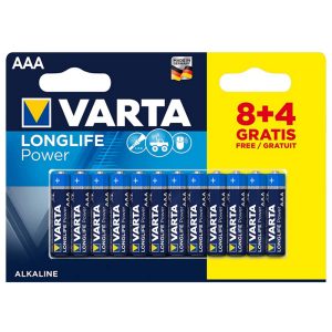Foto principale Batteria Varta 1,5V AAA Ministilo Longlife Power Alcalina confezione da 12 pile