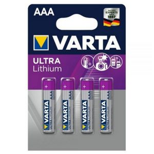 Foto principale Batteria Varta 1,5V AAA Ministilo Ultra Lithium confezione da 4 pile