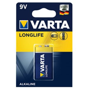 Foto principale Batteria Varta 9V Longlife Alcalina confezione da 1 pila