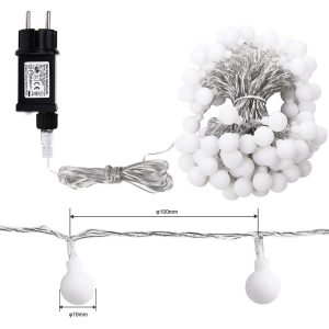 Randaco Catena Luminosa A LED 12 Stelle Tenda Luminosa Per Feste Decorazione Interna Esterna Impermeabile Ip44 74058525