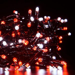 Catena Luminosa Di Natale A 300 LED Con 8 Giochi Di Luce Per Uso Interno Esterno Luce Multicolore