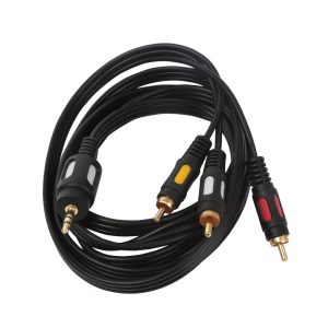 Foto principale Cavo adattatore da Jack 3,5mm audio video a 3 RCA maschio 1,8m Aigostar