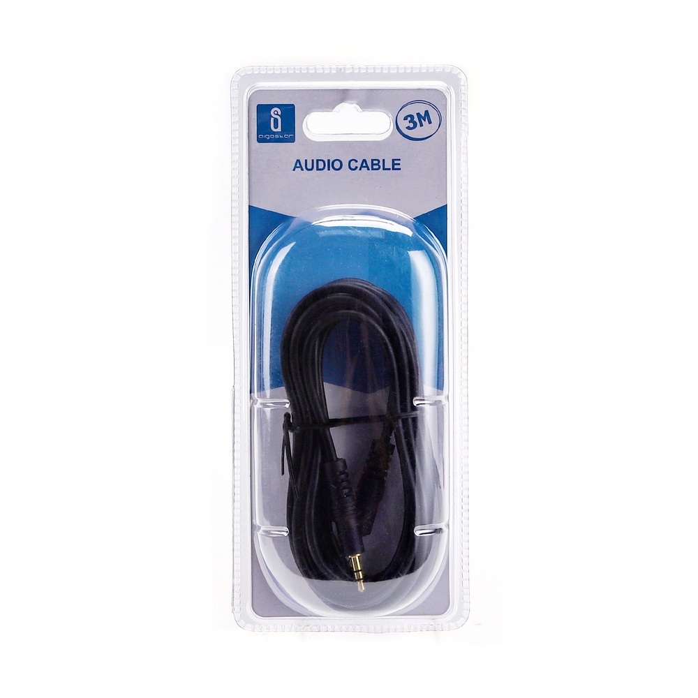 Cavo Aux audio stereo Jack 3,5mm maschio/maschio 3m Aigostar 