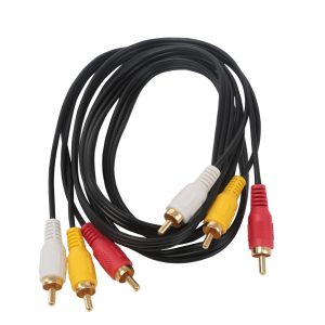 Foto principale Cavo RCA audio video bianco rosso giallo 1,5m Aigostar