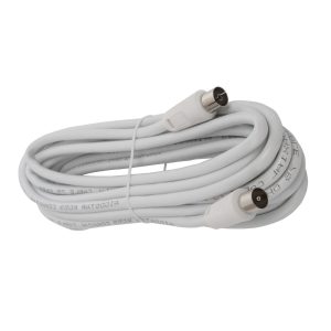 Foto principale Cavo TV per antenna maschio/femmina 5m bianco Aigostar