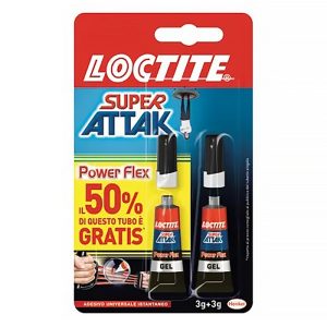 Foto principale Colla Super Attak Loctite Power Flex Gel 2 x 3gr