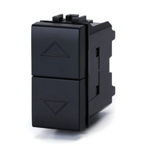 Foto principale Doppio Pulsante con frecce 10A nero compatibile BTicino Livinglight