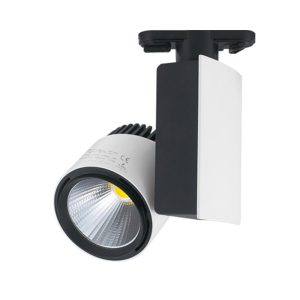 Foto principale Faretto Led da binario Owl 33W bianco orientabile monofase Bianco neutro 4000K Aigostar