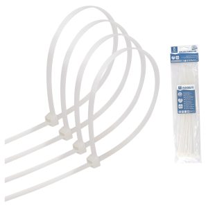 Foto principale Fascette stringicavo 3,6x250mm bianche Confezione 40pz Aigostar