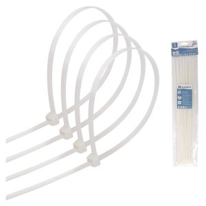 Foto principale Fascette stringicavo 4,8x350mm bianche Confezione 30pz Aigostar