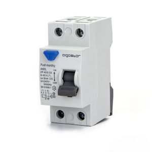 Foto principale Interruttore differenziale puro Salvavita modulare Aigostar 2P 40A 0,03A Aigostar