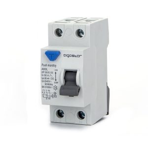 Foto principale Interruttore differenziale puro Salvavita modulare Aigostar 2P 50A 0,03A Aigostar