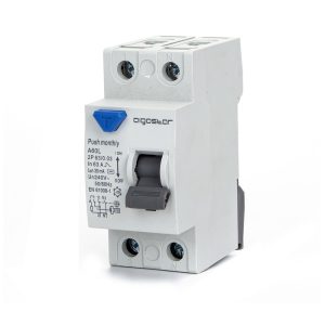 Foto principale Interruttore differenziale puro Salvavita modulare Aigostar 2P 63A 0,03A Aigostar