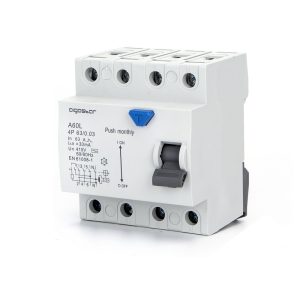 Foto principale Interruttore differenziale puro Salvavita modulare Aigostar 4P 63A 0,03A Aigostar