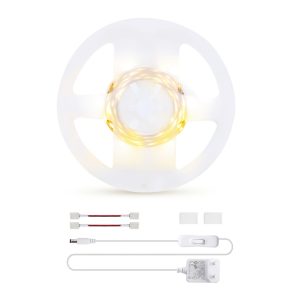 Foto principale Kit Striscia Led 12V 6,5W SMD 2835 3 metri IP20 Bianco Caldo 3000K Aigostar