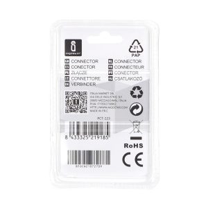 Terminal Block Morsettiera Elettrica 40 Pezzi PCT-211 Per Guida DIN - Connettori Rapid Per Cablaggio Morsettiera Distribuzione - 2