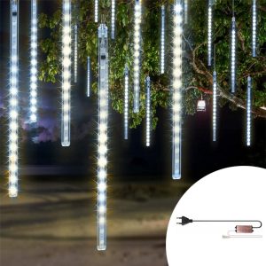 Foto principale Pioggia di meteore luminose da 288 Led Bianco Freddo Wisdom