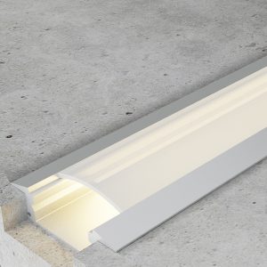 Foto principale Profilo in alluminio modello U per strisce Led 12-24V ad incasso 24x7mm 2 metri LEDme