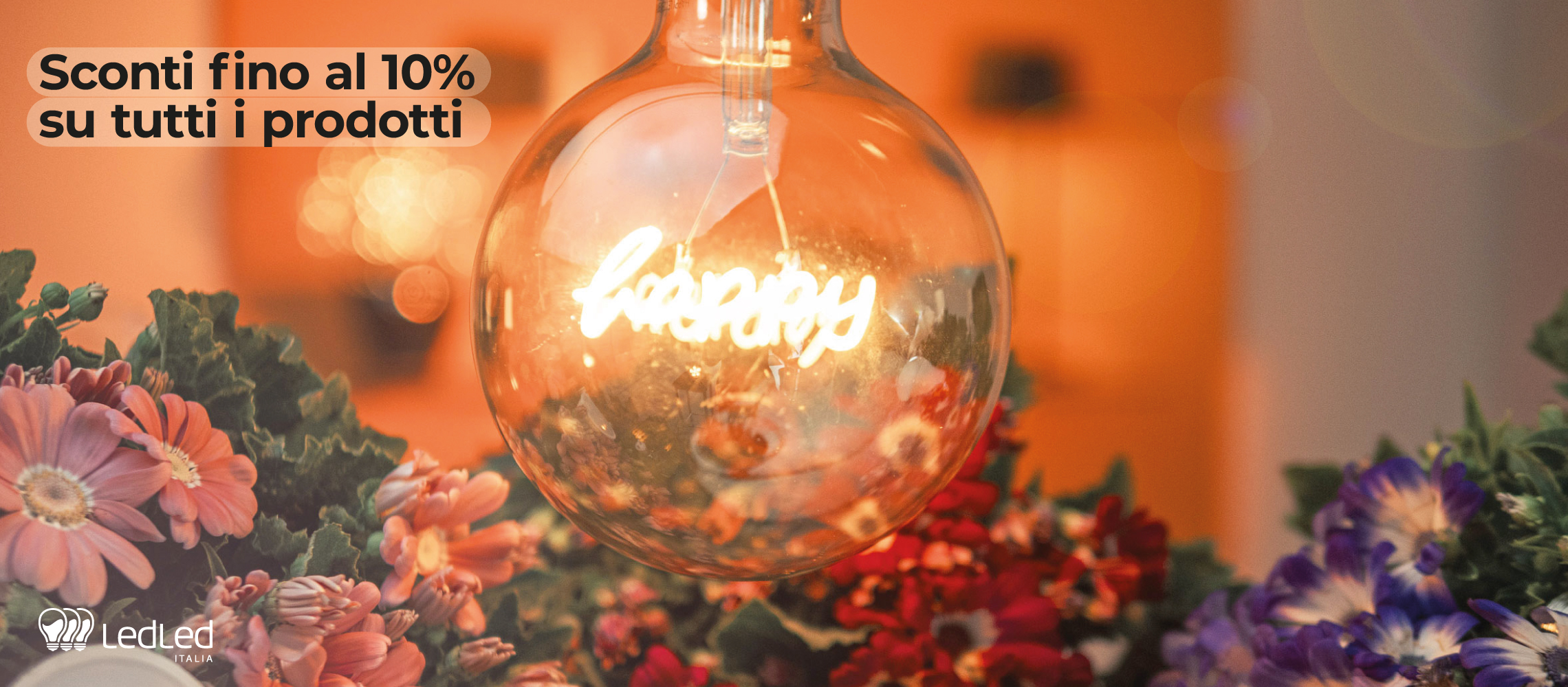 sconto fino al 10% su tutti i prodotti