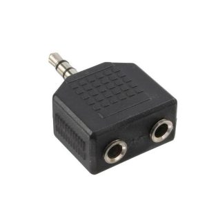 Foto principale Sdoppiatore adattatore Jack 3,5mm audio stereo da 1 maschio a 2 femmina Aigostar