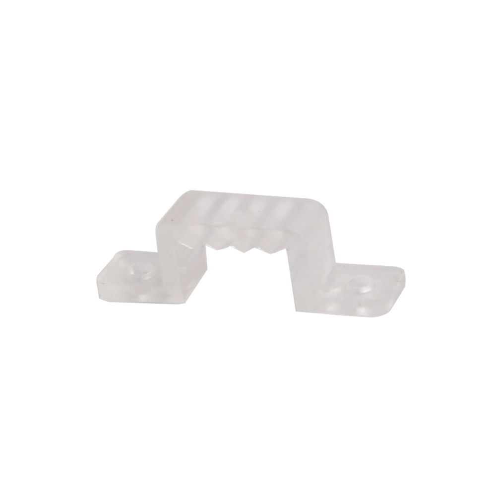 Nogeqi 30 Supporti Per Strisce LED Al Neon - Impermeabili, In Silicone, Per LED Da 5-6 Mm, Con Viti, Bianco