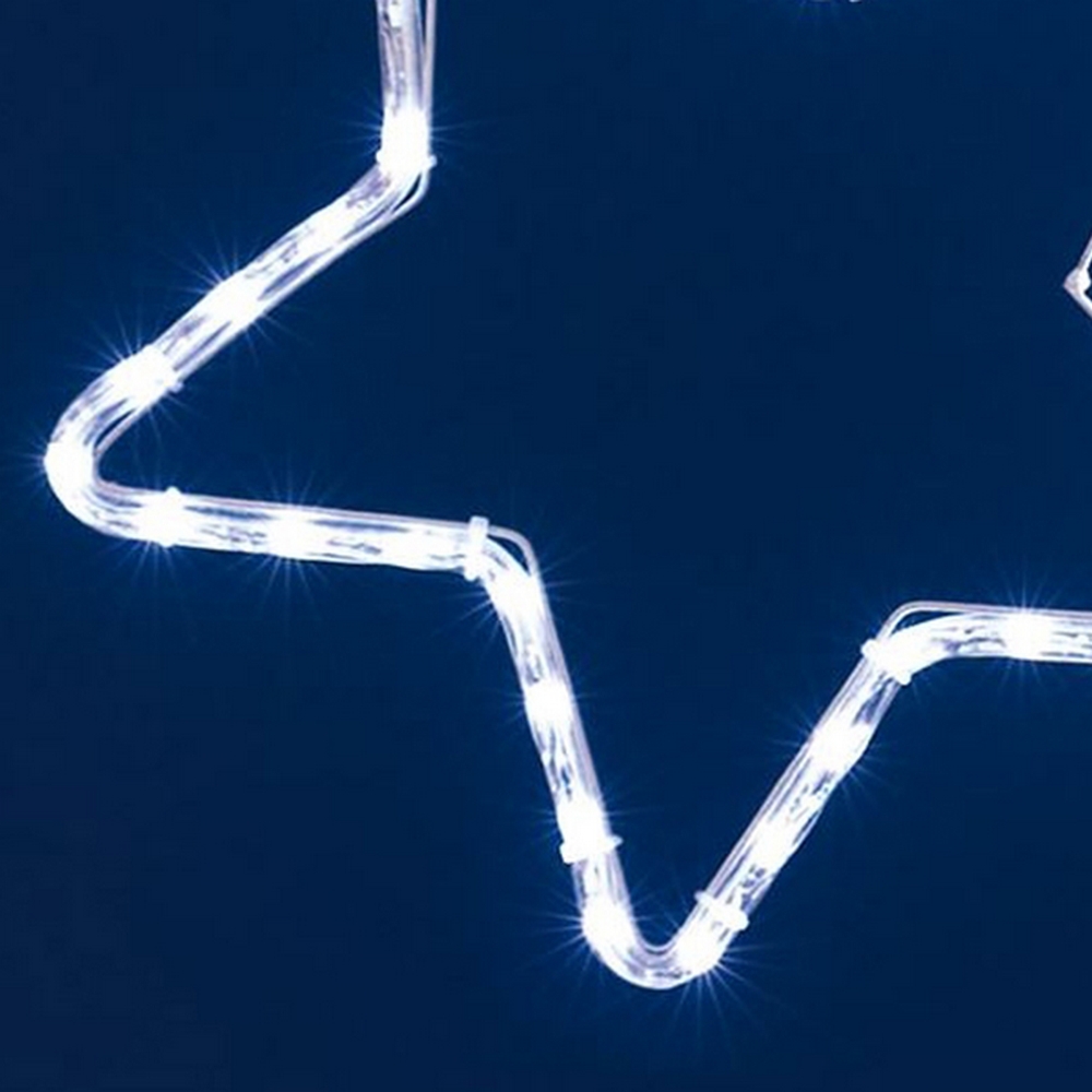 Stella Cometa luminosa 75cm da 44 Led Bianco Freddo da esterno Wisdom - Foto 1