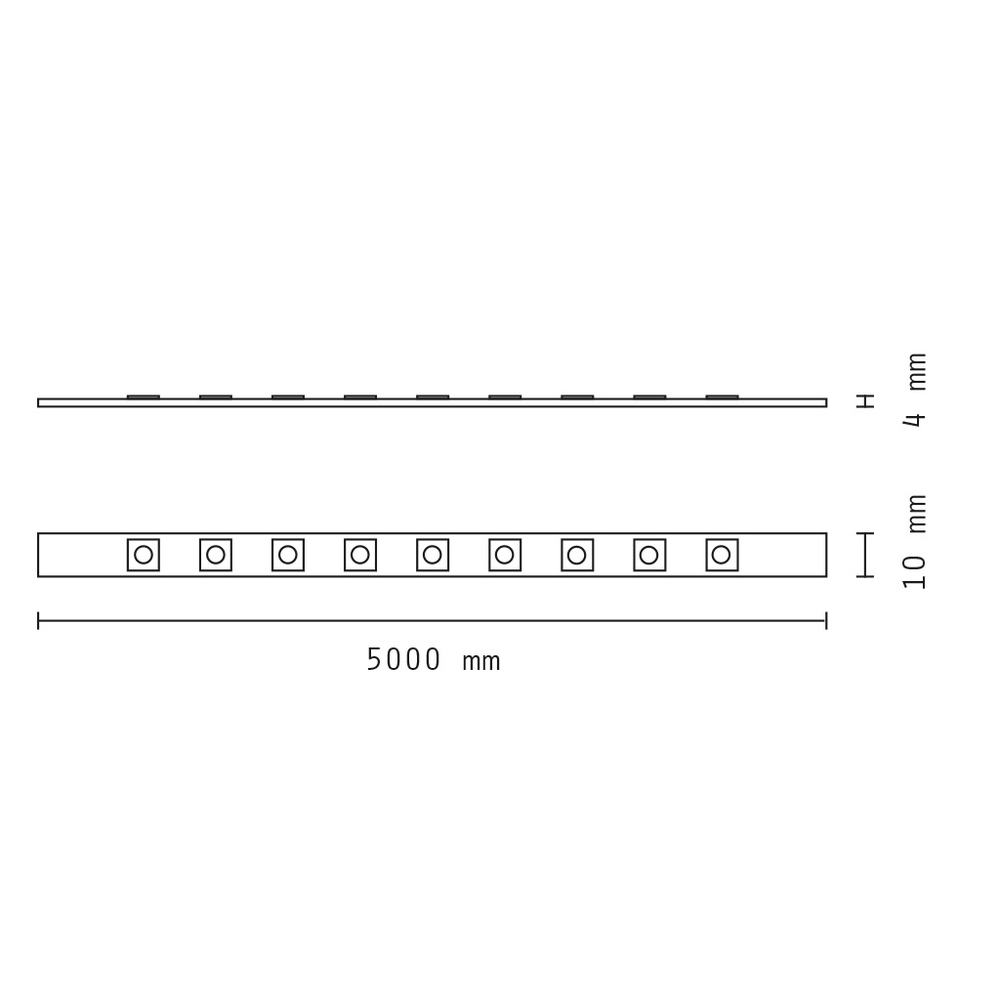 striscia led smd5050 12v 60ledmt 144wmt rgb 5 metri