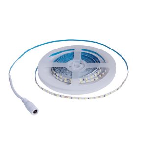 Foto principale Striscia Led Professionale 24V 120W SMD 2835 5 metri Ultrasottile 4 mm IP20 Bianco Neutro 4000K Wisdom