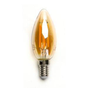 Foto principale Lampadina Led Vintage a Filamento E14 C35 a candela 4W Bianco Caldo 2200K FSL