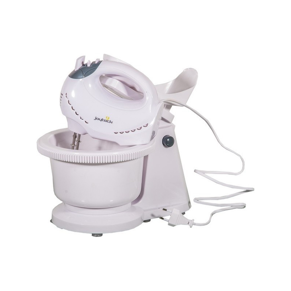 Sbattitore elettrico 150W con ciotola Bianco e Grigio Joyteck